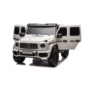 LEAN CARS Mercedes G63 XXL 24V akuga auto Valge