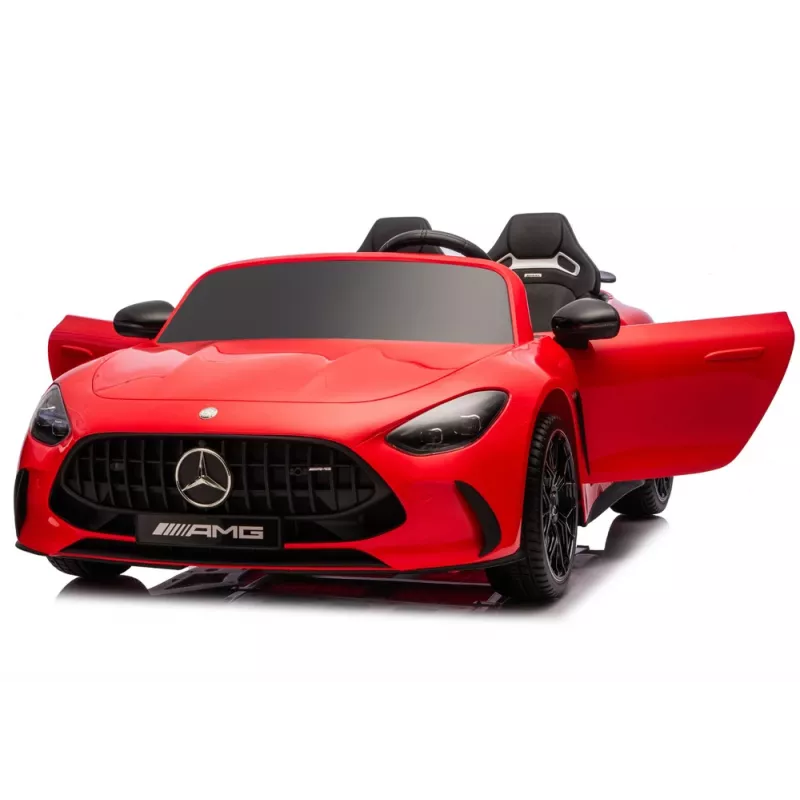 LEAN CARS Mercedes GT63 AMG DK-GT63 24V LCD akutoitel auto, punane