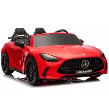 LEAN CARS Mercedes GT63 AMG DK-GT63 24V LCD akutoitel auto, punane