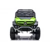 LEAN CARS Mercedes Unimog 12V elektriline laste sõiduauto roheline