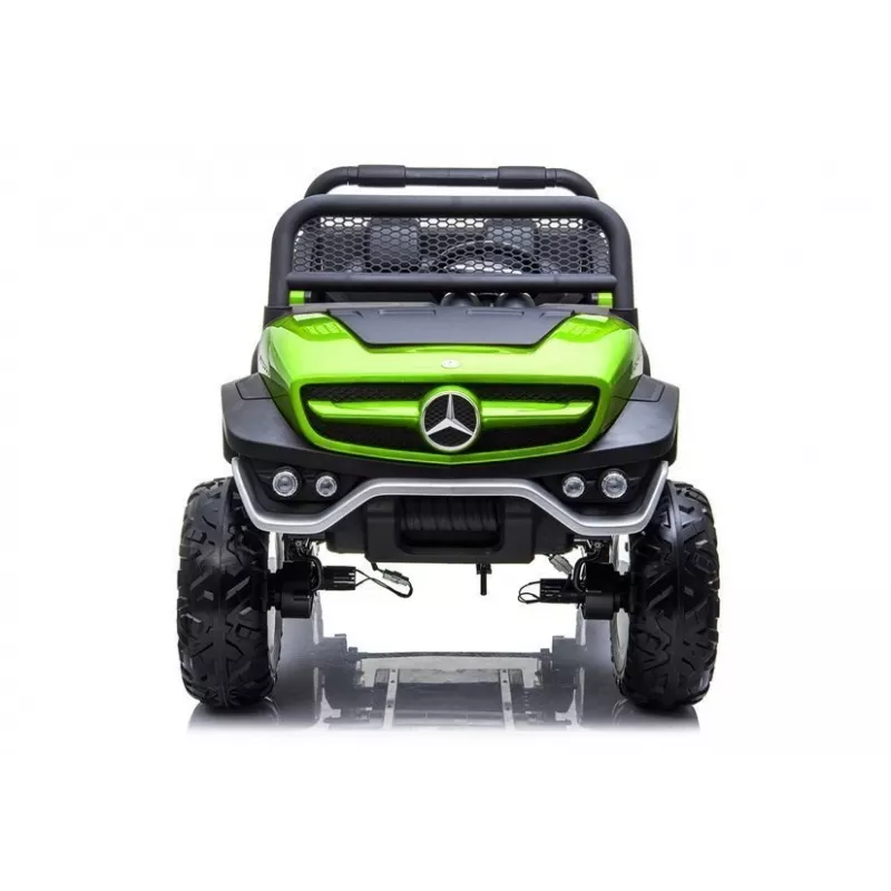 LEAN CARS Mercedes Unimog 12V elektriline laste sõiduauto roheline