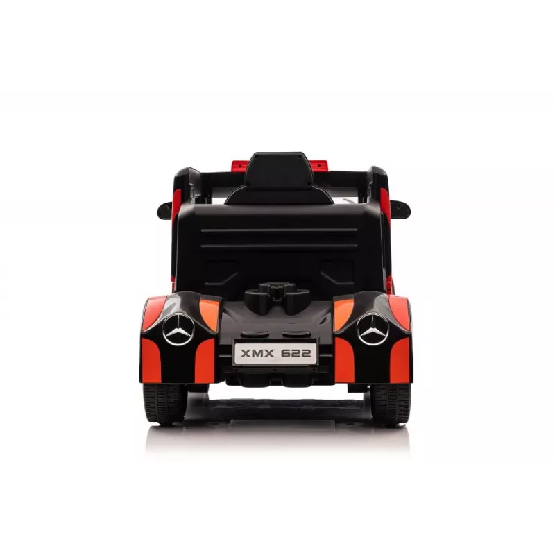 LEAN CARS Mercedes XMX622 Red Ride-On Truck with LED Lights