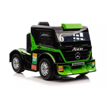 LEAN CARS Mercedes XMX622 veoauto akuga LED-tulede ja piloodifunktsiooniga, roheline