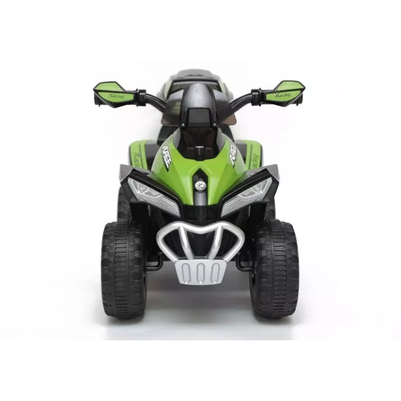 LEAN CARS Q Quad Electric Ride-On Quad GTS1188-A Green LED Lights Music Storage Box