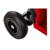 LEAN CARS Quad BDM0906 Electric Ride On Vehicle with Pumped Wheels, LED Lights, MP3 - Red