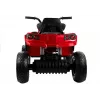LEAN CARS Quad BDM0906 Electric Ride On Vehicle with Pumped Wheels, LED Lights, MP3 - Red