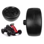 LEAN CARS Tagumine ratas Go Kart SX1968 jaoks - 250mm EVA vaht asendusratas (must)