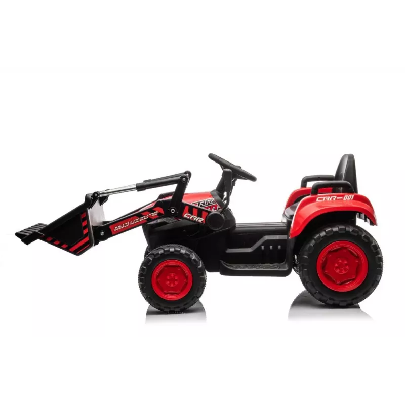 LEAN CARS Rechargeable Tractor with Bucket BW-X002A Red