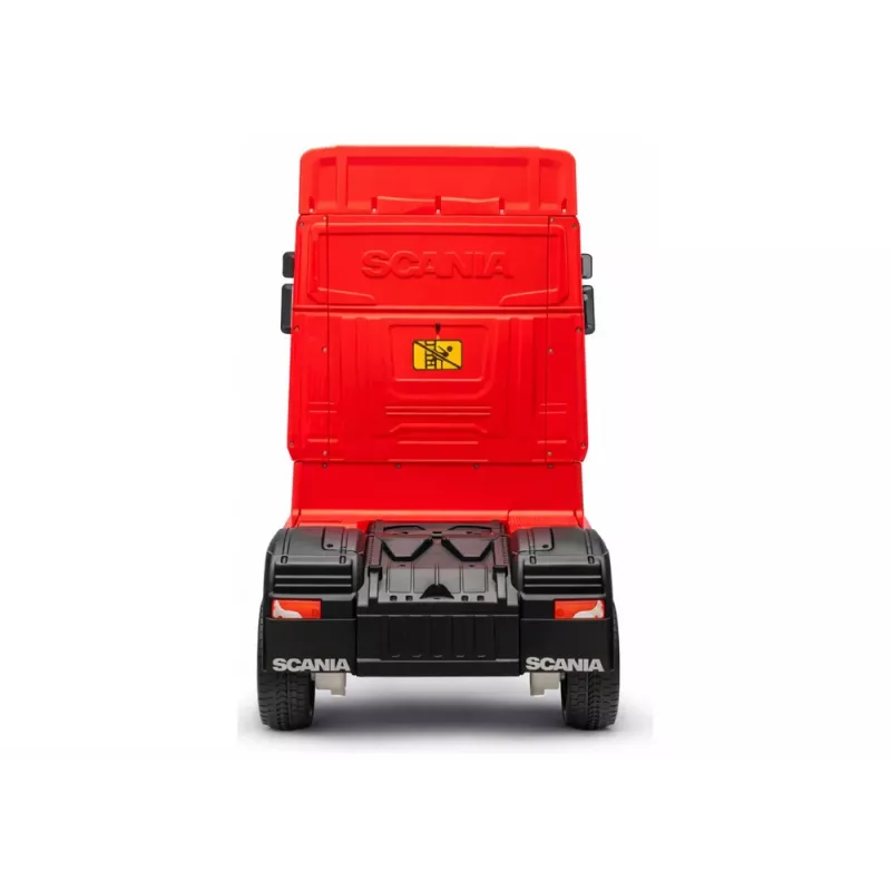 LEAN CARS Scania 500R HL698 12V elektriline sõiduauto 4x4 punane värvitud puldiga