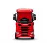 LEAN CARS Scania 500R HL698 12V elektriline sõiduauto 4x4 punane värvitud puldiga