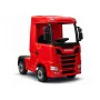 LEAN CARS Scania 500R HL698 12V elektriline sõiduauto 4x4 punane värvitud puldiga