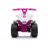 LEAN CARS TR1805 Electric Ride-On Quad White-Pink