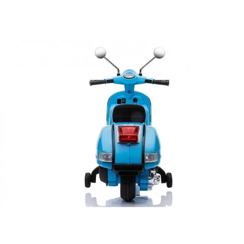 LEAN CARS Vespa Scooter Electric Ride On Motorcycle - Blue