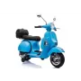 LEAN CARS Vespa Scooter Electric Ride On Motorcycle - Blue