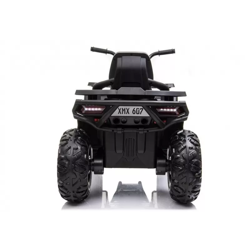 LEAN CARS XMX607 Electric Ride On Quad lastele LED-tulede ja MP3-mängijaga - Must