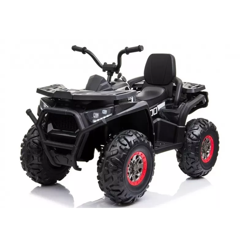 LEAN CARS XMX607 Electric Ride On Quad lastele LED-tulede ja MP3-mängijaga - Must