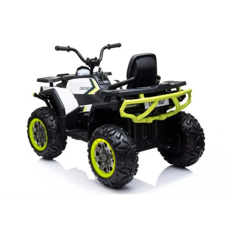 LEAN CARS XMX607 Electric Ride On Quad - Valge
