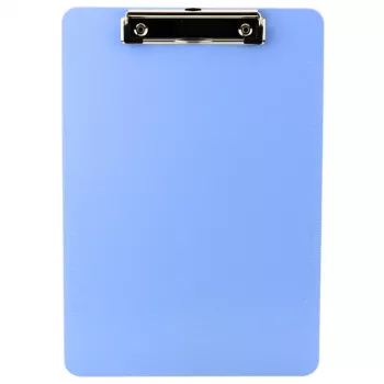 LEAN Clipboard Board Writing Ruler A4 Plastic Blue