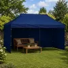 LEAN Express Garden Tent Catering Commercial Pavilion Navy Blue 3x6 M