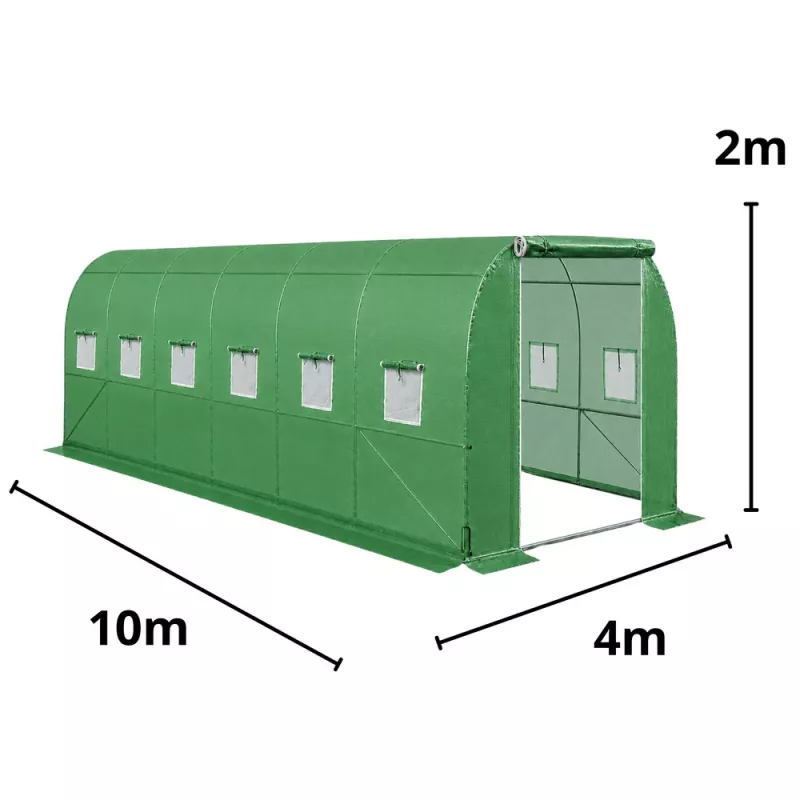 LEAN Garden foolium tunnel kasvuhoone PRO raam 25MM 10x4x2M 40M²
