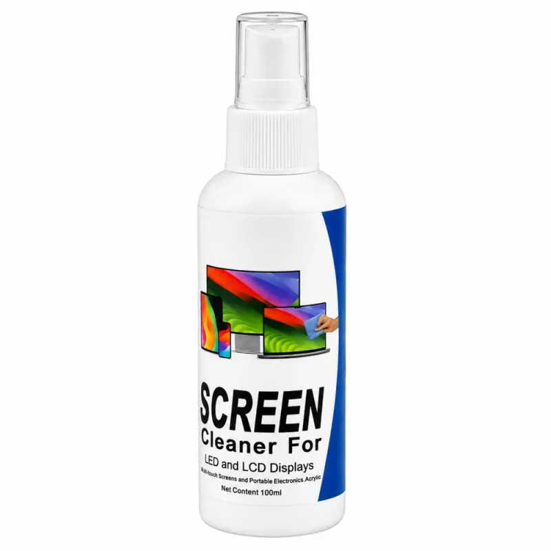 LEAN LCD LED TFT arvuti telefoni ekraanipuhastusvahend 100 ml mikrokiudlapiga