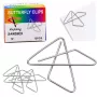 LEAN Metallist liblikklambrid kontoridokumentidele 64 mm 12 tk