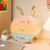 LEAN Organizer with Drawers for Jewelry, 3-Drawer Desk Box, Rabbit