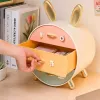 LEAN Organizer with Drawers for Jewelry, 3-Drawer Desk Box, Rabbit