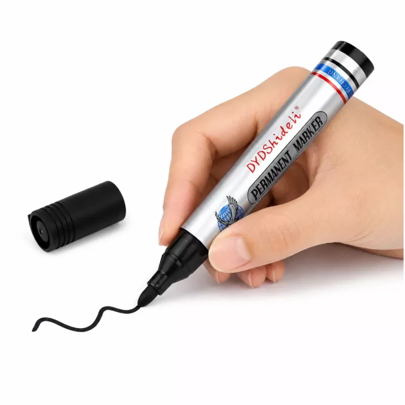 LEAN püsiv marker veekindel meisliotsaga must 1 tk