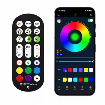 LEAN Smart põrandalambid värviliste RGB LED-tuledega, kaugjuhtimine ja rakendus, 125 cm, 2 tk