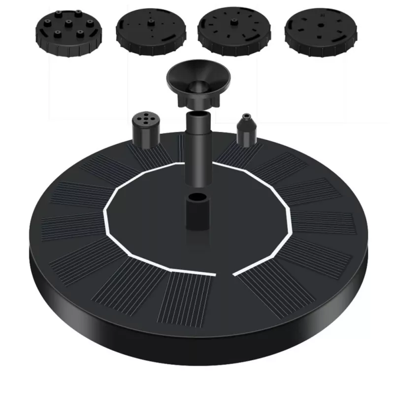 LEAN Solar Garden Fountain for Ponds, 4 Nozzles, 180L/H