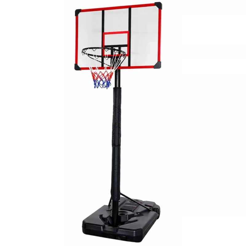 LEAN SPORT korvpallirõngas mobiilne reguleeritav alus 200-305cm