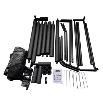 LEAN SPORT Kaasaskantav Jalgpallivärav Lastele Metall 300×200×120cm