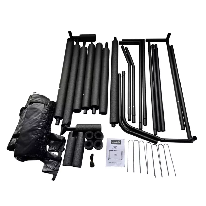 LEAN SPORT Kaasaskantav Jalgpallivärav Lastele Metall 300×200×120cm
