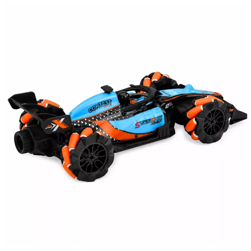 LEAN TOYS 1:14 4WD Kaugjuhitav trikiauto 360° pöörlemise ja LED-tuledega