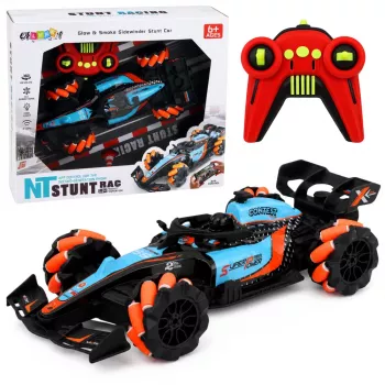 LEAN TOYS 1:14 4WD Kaugjuhitav trikiauto 360° pöörlemise ja LED-tuledega