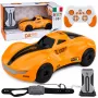 LEAN TOYS 1:16 2,4GHz 4WD RC driftiauto suitsuefekti, LED-tulede ja heliga, oranž