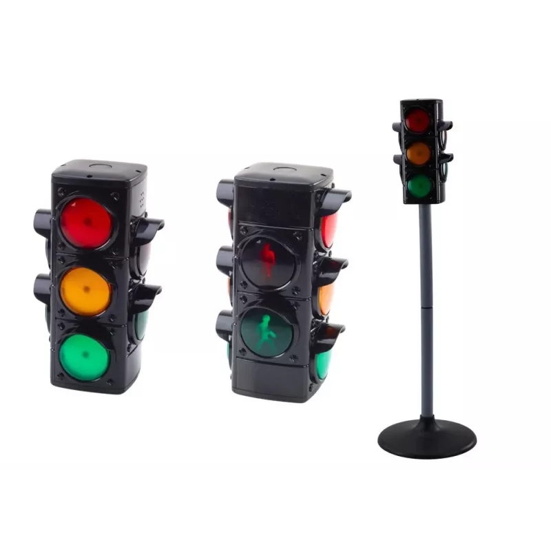 LEAN TOYS 20644 valgusfoori mänguasi valgus- ja heliefektidega