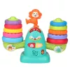 LEAN TOYS 23009 Interaktiivne hariv ahvikaal lastele - 20 klotsi, helid ja meloodiad