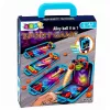 LEAN TOYS 3-in-1 miniarkaadmäng – kaasaskantav lauakorvpall, flipper ja bowling (mitmevärviline)