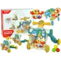LEAN TOYS 4in1 Käru Õppelaud Tõukeratas Jalgratas Beebile Sinine