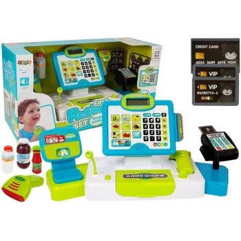 LEAN TOYS 7548 15.6 tolline puutetundlik kassaaparaat kaaluga, kaardilugeja, 58mm termoprinter ja Android 7.1
