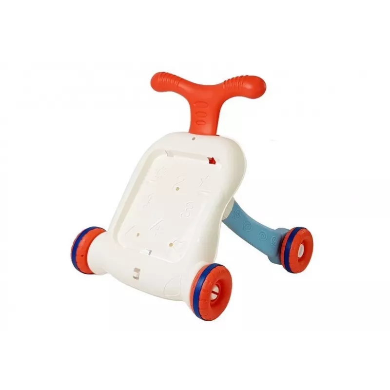 LEAN TOYS 7589 Interaktiivne lükkamis-käimistugi lauapaneel, 2-in-1 beebi tegevuskäimistugi tulede, helide ja hariva paneeliga