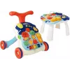 LEAN TOYS 7589 Interaktiivne lükkamis-käimistugi lauapaneel, 2-in-1 beebi tegevuskäimistugi tulede, helide ja hariva paneeliga