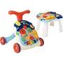 LEAN TOYS 7589 Interaktiivne lükkamis-käimistugi lauapaneel, 2-in-1 beebi tegevuskäimistugi tulede, helide ja hariva paneeliga