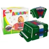 LEAN TOYS Accordion Instrument for Young Musician Green – 12-Button Acoustic Toy Accordion with Adjustable Shoulder Strap, Ages 3+