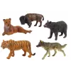 LEAN TOYS Aafrika Metsloomade Figuuride Komplekt Karu Tiiger