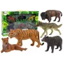 LEAN TOYS Aafrika Metsloomade Figuuride Komplekt Karu Tiiger