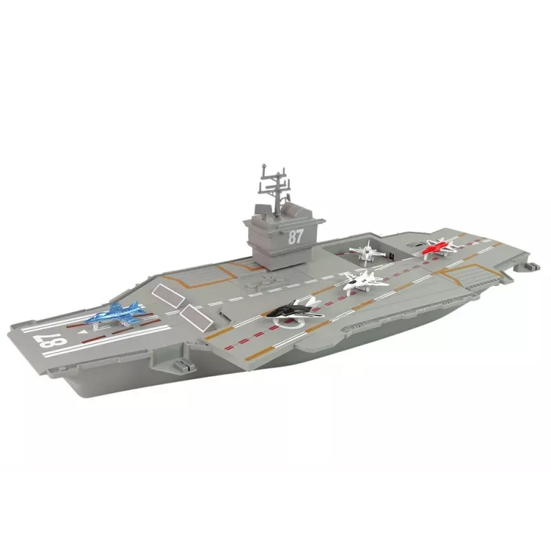 LEAN TOYS Lennukikandja hävituslennukid 5 tk heli ja valgusega