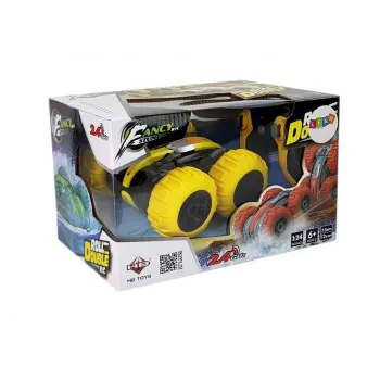 LEAN TOYS Amfiibne sõiduk 1:24 Kaugjuhitav Kollane
